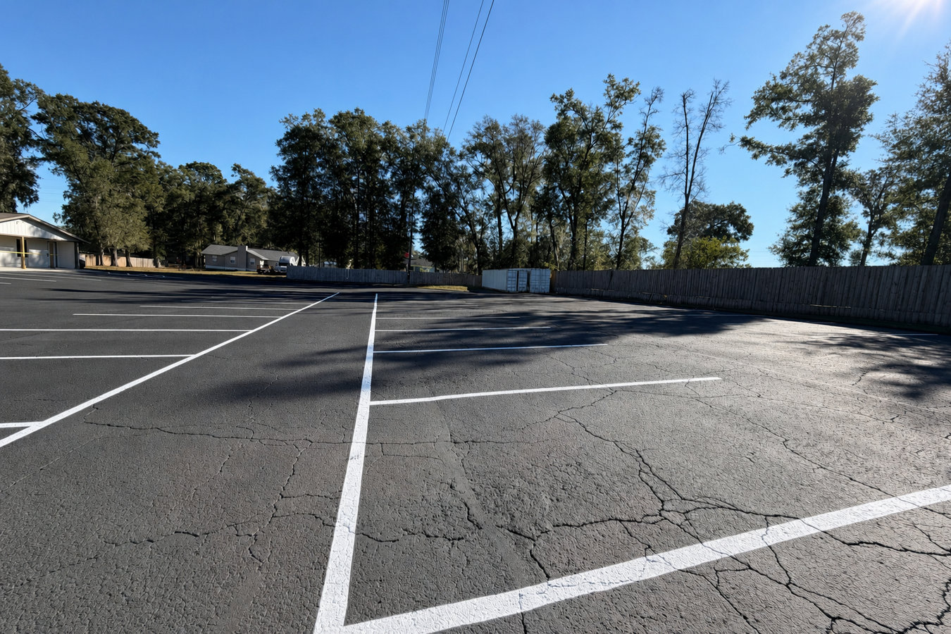 Parking lot maintenance